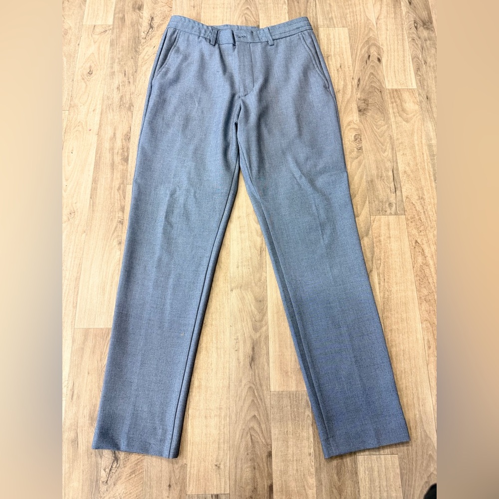 Zara Men’s Blue  Dress Pants Size 29 EUR 36 Tailored‎ Trousers Slim Straight